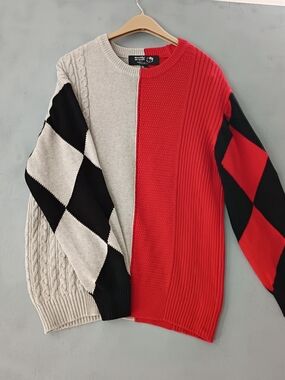 Hello Kitty x Forever 21 Red Knit Sweater (Men)